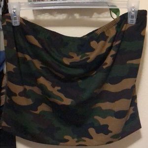 CAMO TUBE TOP